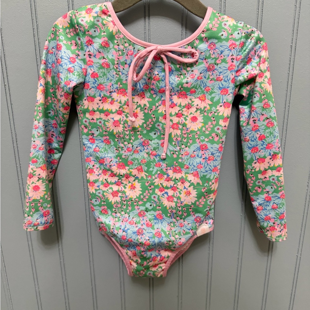 Floral Long Sleeve Leotard